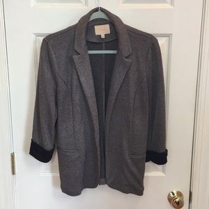 Knit Gray Blazer